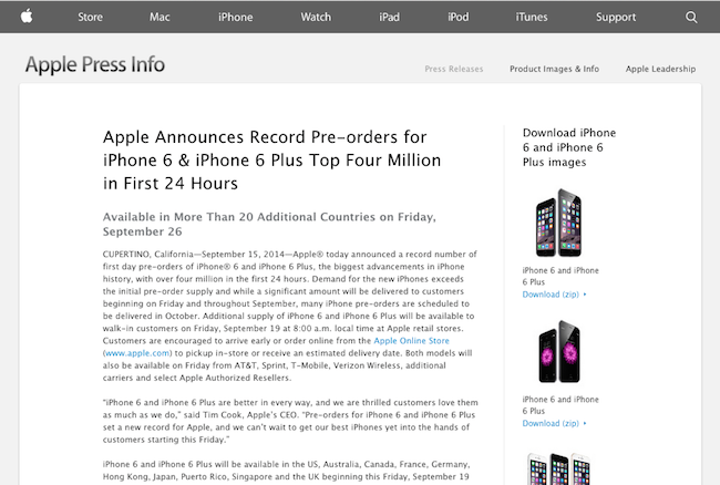 iPhone6-four-million